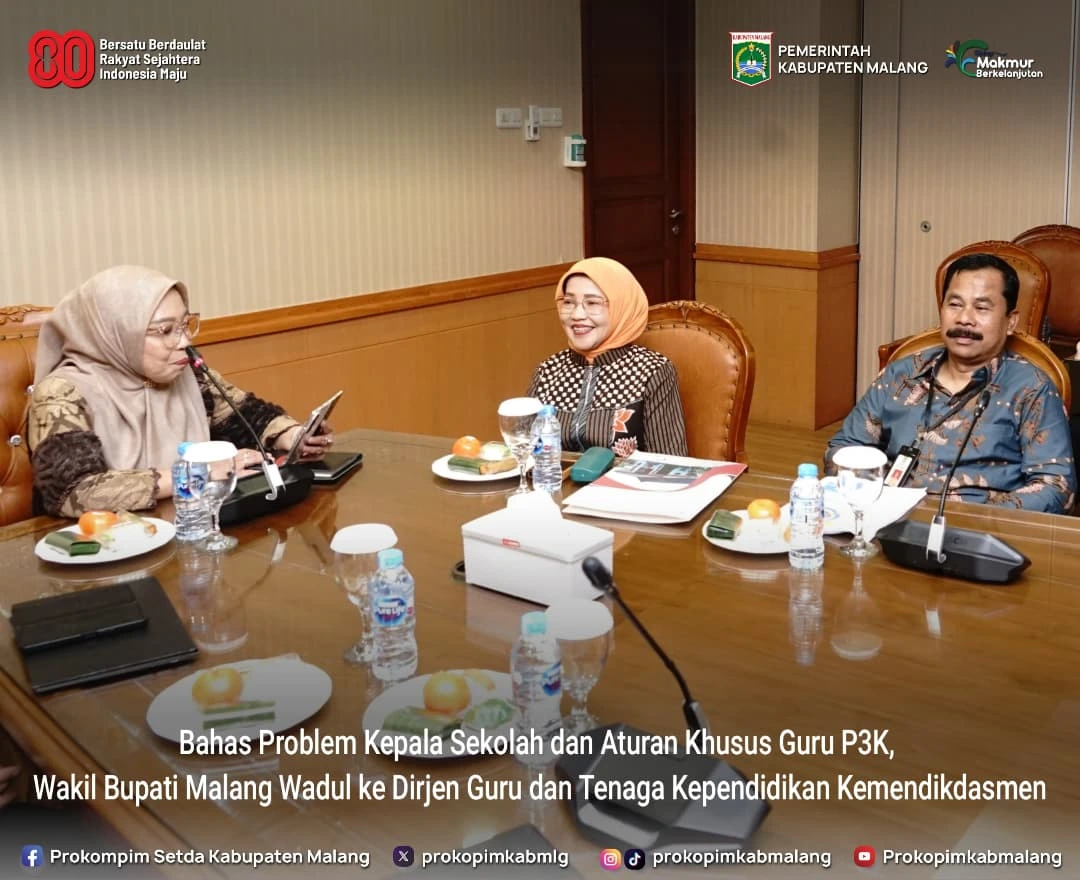 Wakil Bupati Malang Diskusikan Isu Sekolah dan Guru di Jakarta