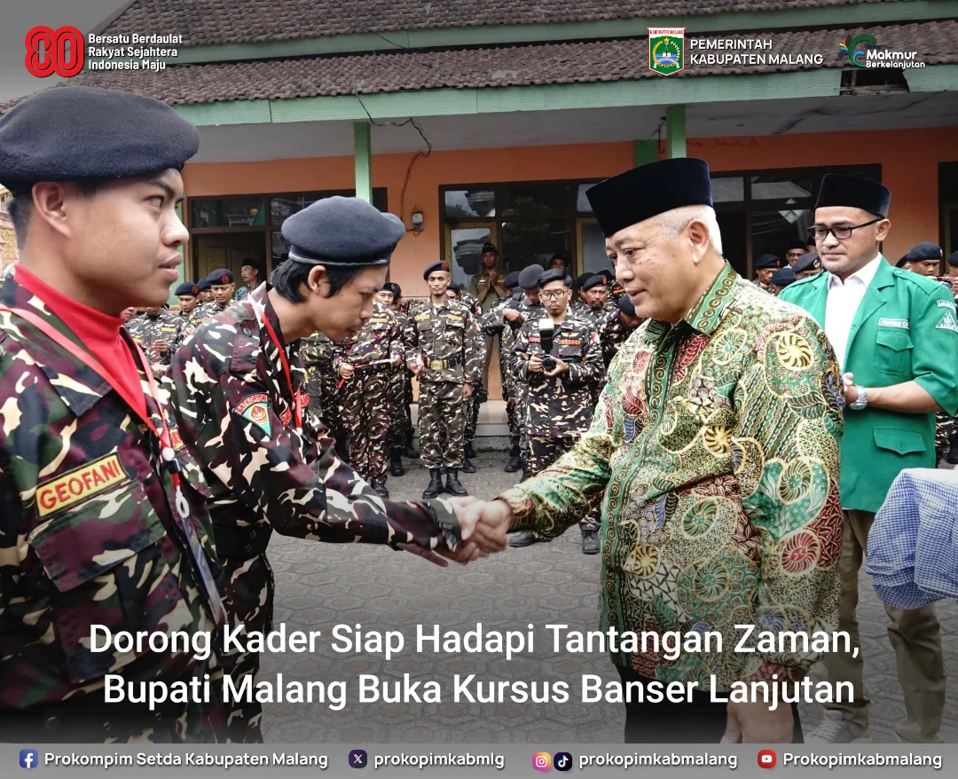 Penguatan Kaderisasi Banser di Malang Melalui Kursus Lanjutan di Kasembon
