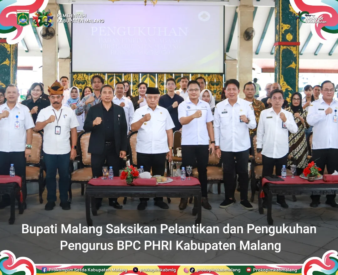Pelantikan Pengurus PHRI Kabupaten Malang Resmi Dilantik
