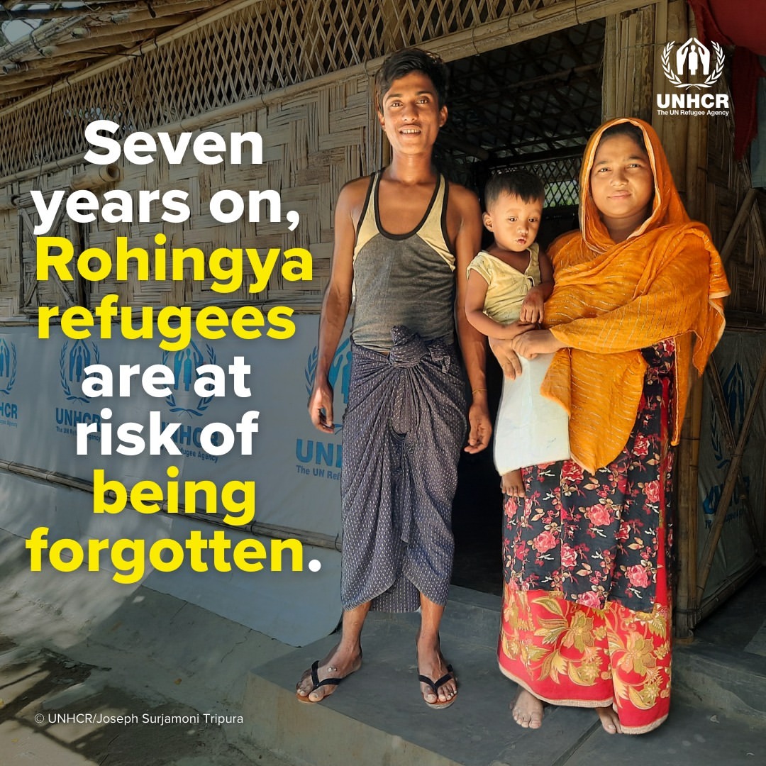 UNHCR Serukan Dukungan Internasional untuk Pengungsi Rohingya di Bangladesh