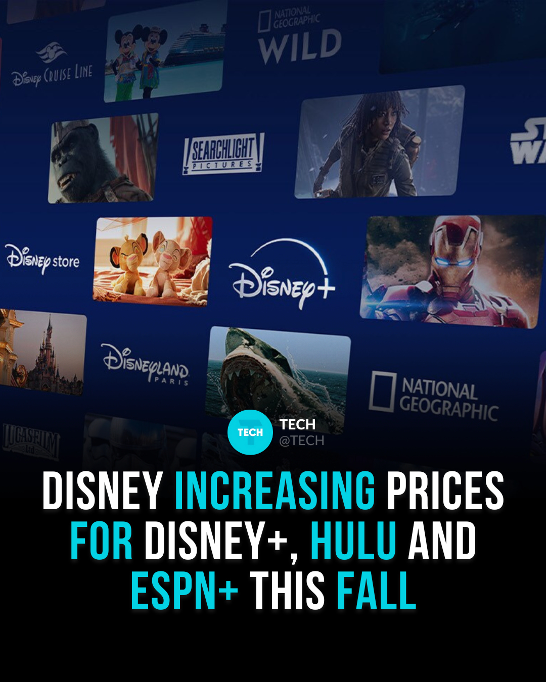 Disney Umumkan Kenaikan Harga untuk Disney+, Hulu, dan ESPN+