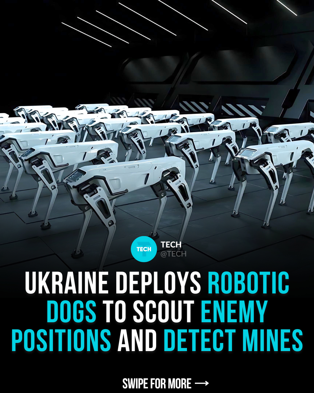 Ukraina Memperkenalkan Robot Anjing Tempur Untuk Memperkuat Pertahanan